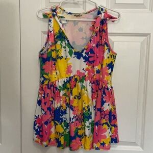 Haptics Floral Sleeveless Top